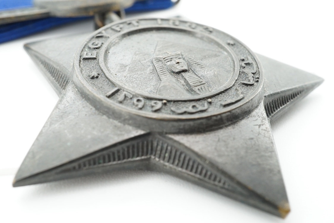 Battle of Trafalgar interest; Four medals awarded to members of the Robertson family. A Victorian naval General Service Medal to Thomas Robertson, Surgeon, with three bars for;, Sirius 17 April 1806, Trafalgar and Egypt,
